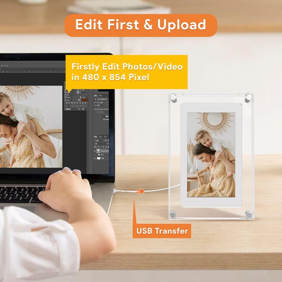 Acrylic Digital Video Frame Acrylic Digital Video Frame