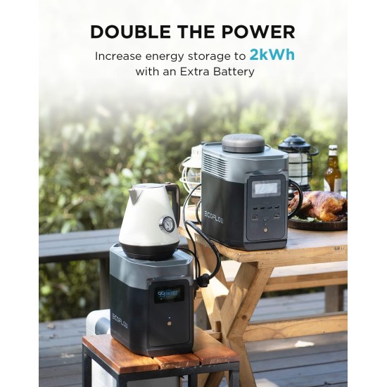 EcoFlow - Delta Max Extra Battery (1024Wh)
