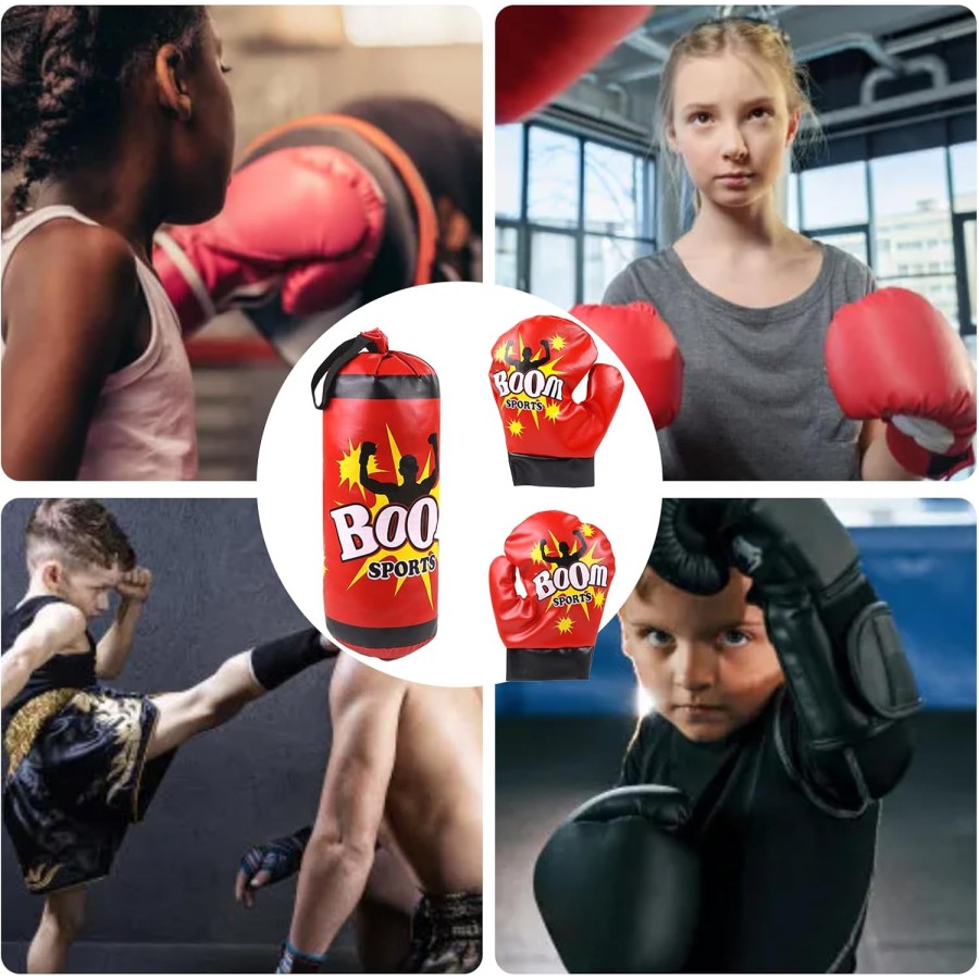 Kids Punching Bag with Punching Gloves