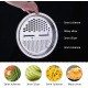 3 in 1 Stainless Steel Vegetable Slicer Cutter Drain Basket