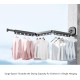 3 Fold Retractable Suction Cup Clothes Foldable Drying Rack