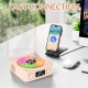 Wireless Wave Vinyl Record Player Bluetooth Speaker - Pink