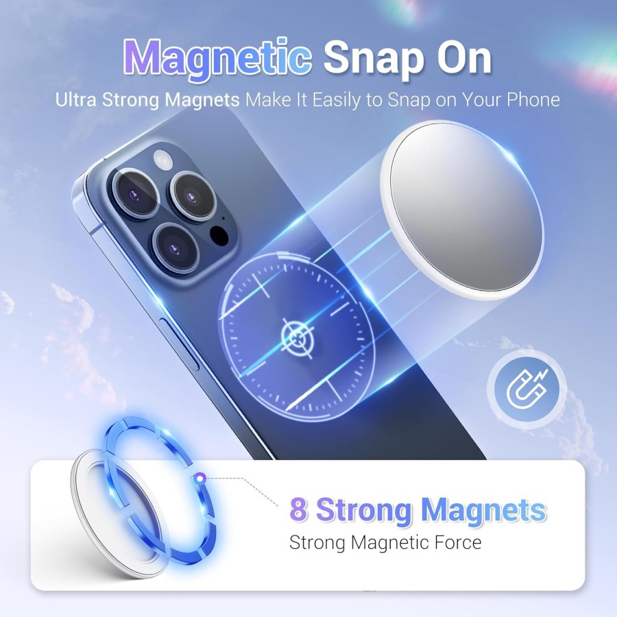 Magnetic Selfie Mirror for Back Camera