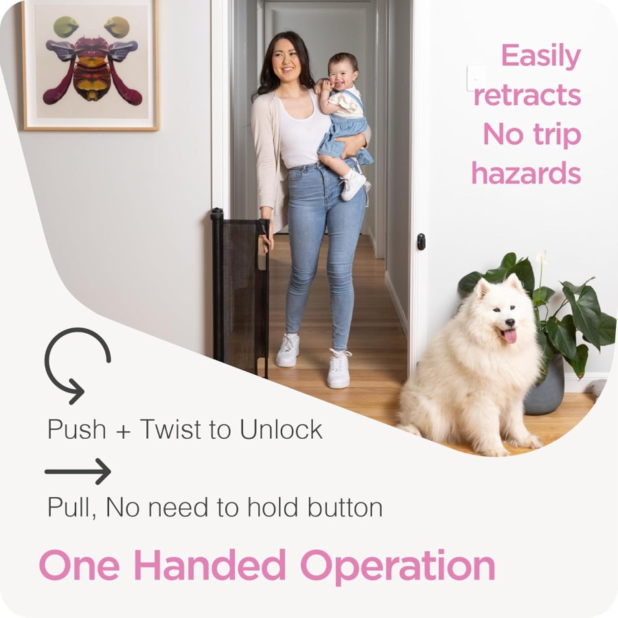 Child Safety Retractable Baby Gate