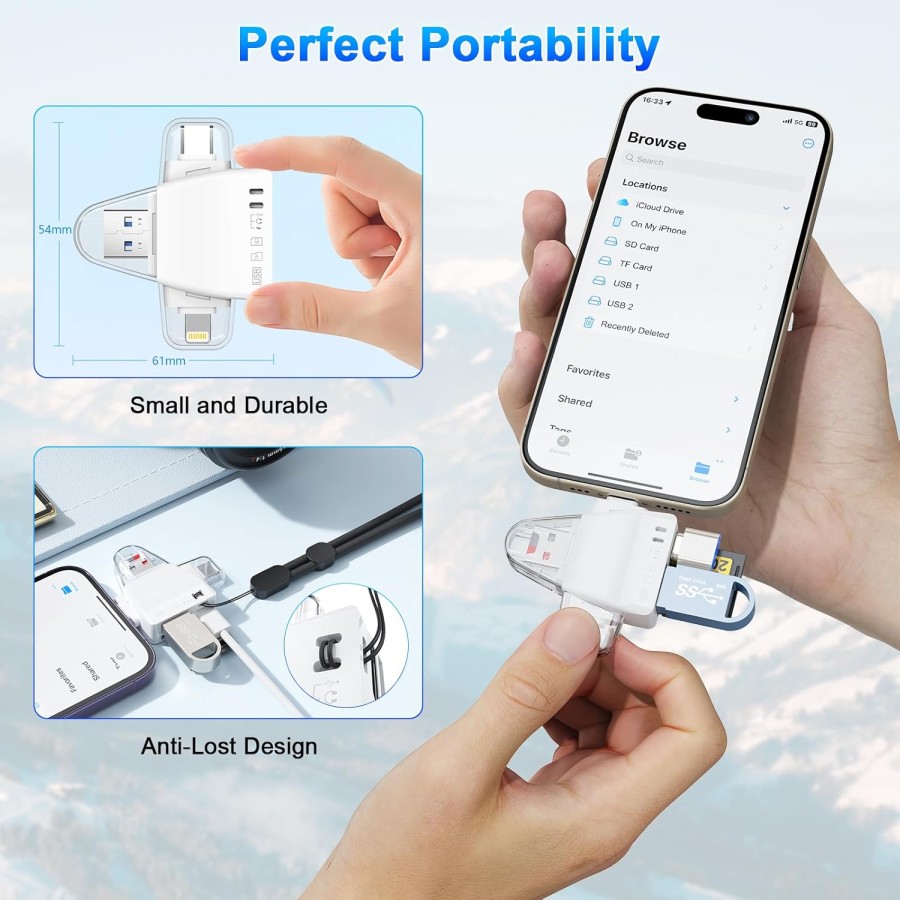 Earldom 5 in1 OTG Card Reader OT95