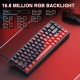 AULA WIN60HE Magnetic Switch Keyboard - Black & Red AULA WIN60HE Magnetic Switch Keyboard - Black & Red
