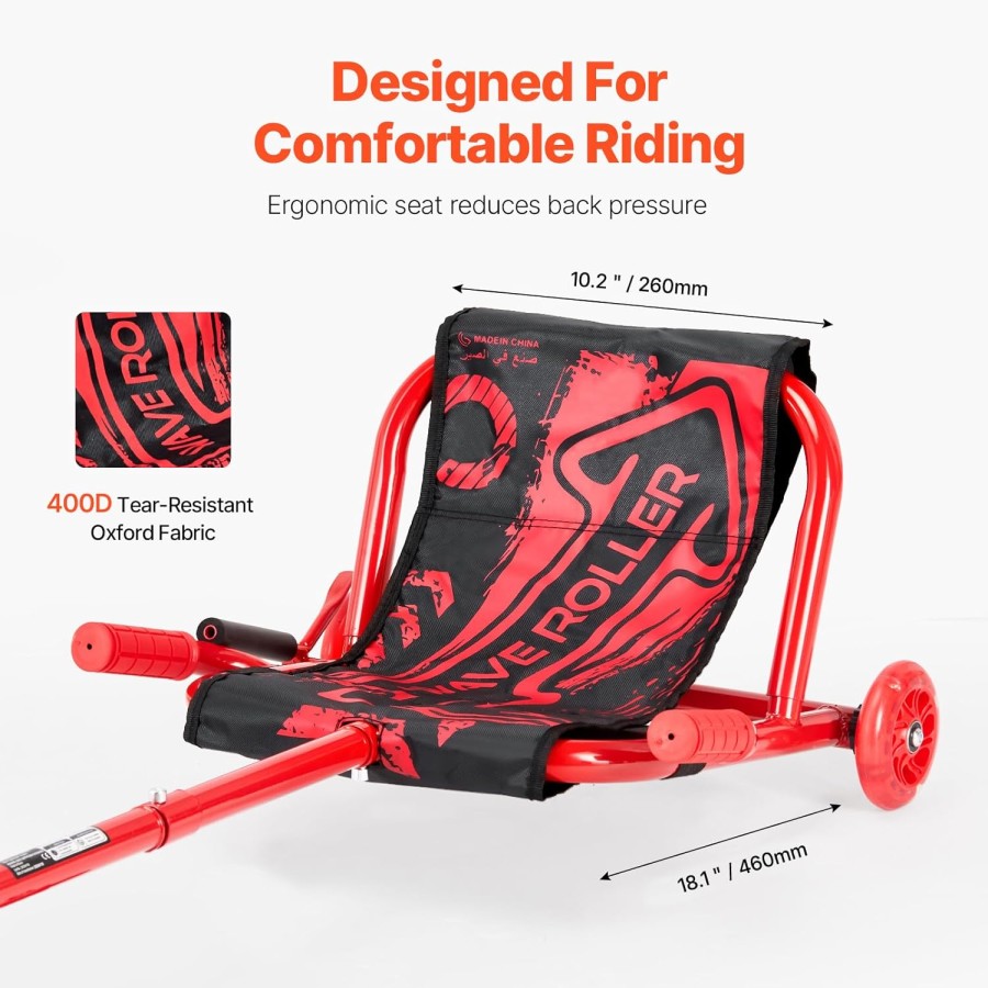 Twister Scooter Wave Roller For Kids - Red