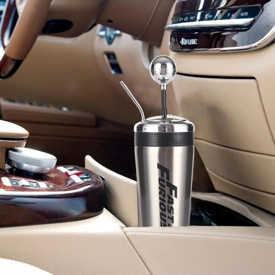 Fast Gear Shifter Cup 304 Stainless Steel Mug - Silver