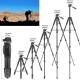 Plokama PK-9950 Portable Aluminum Alloy Camera 2-in-1 Tripod Monopod Max