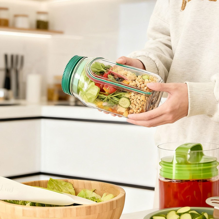 Vertical Layering Salad Pod Jar