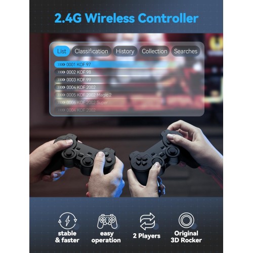 2.4G Wireless Controller Gamepad with 20000+ Games (Original)