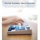 Deadskull DS-MK088PRO  Wireless/USB-C Wired Mechanical Keyboard with Knob Control (AR/EN)