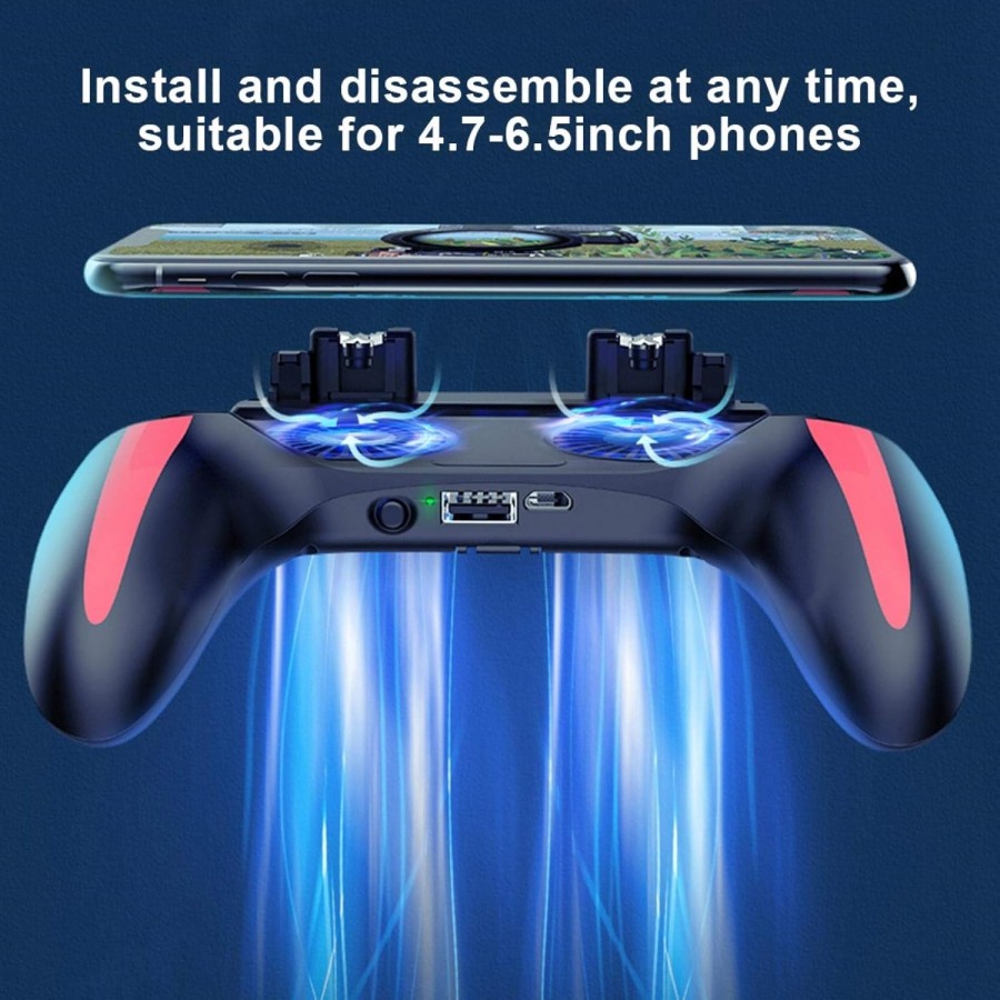 H10 Dual Cooling Fan PUBG Mobile Gamepad Controller