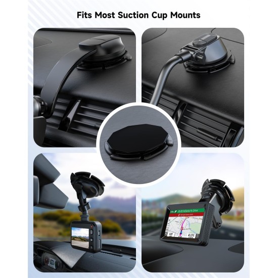 ATB Car Mount Adhesive Dashboard Pad Mounting Disk - 80mm