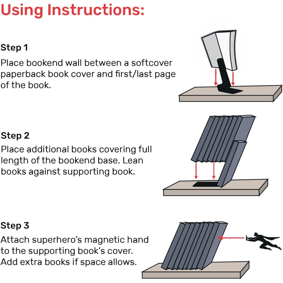 Superman Magnetic Book Stand Superman Magnetic Book Stand