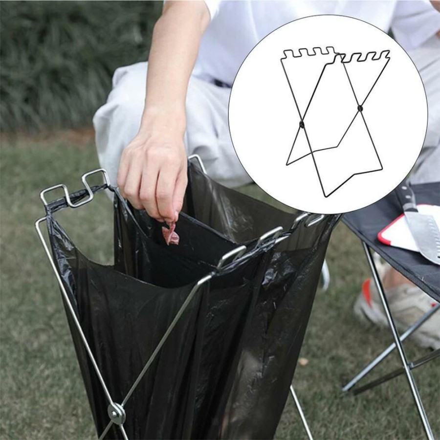 Folding Trash Bag Holder Stand