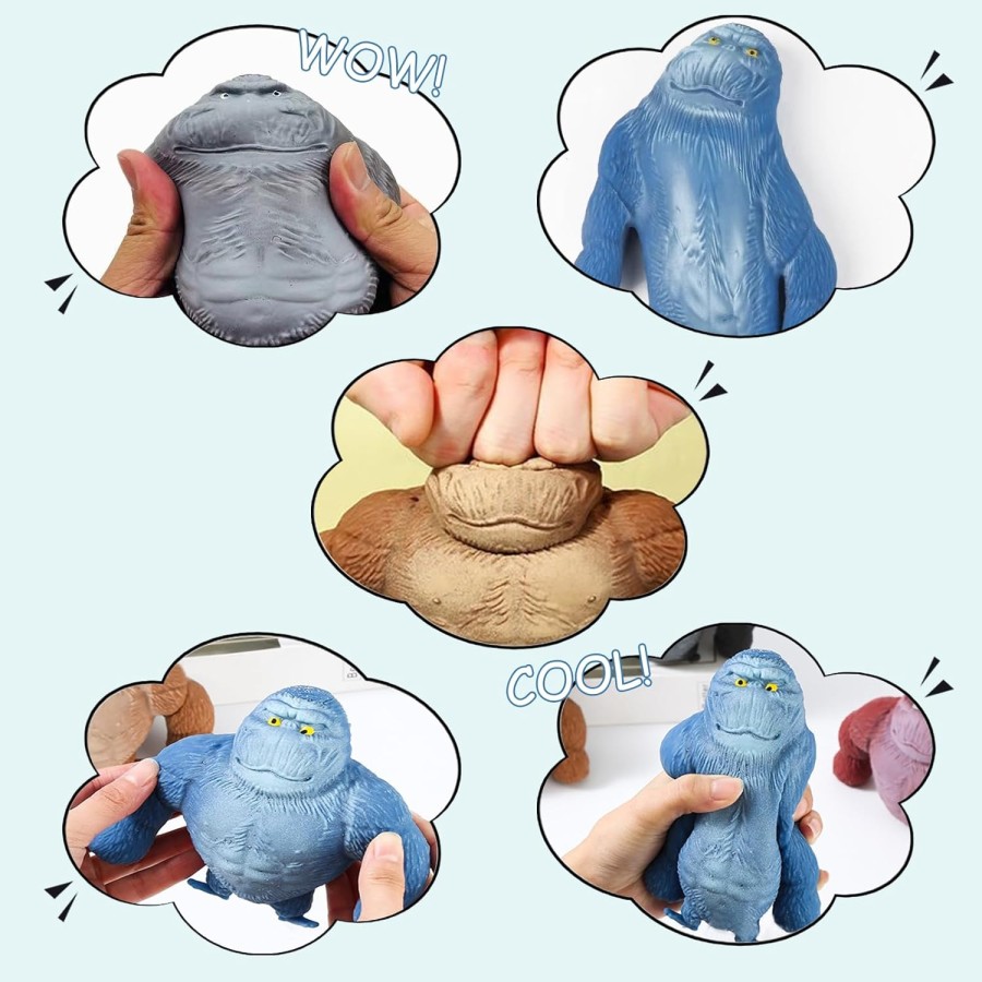 Gorilla Stress Relief Toy - 12cm Gorilla Stress Relief Toy - 12cm