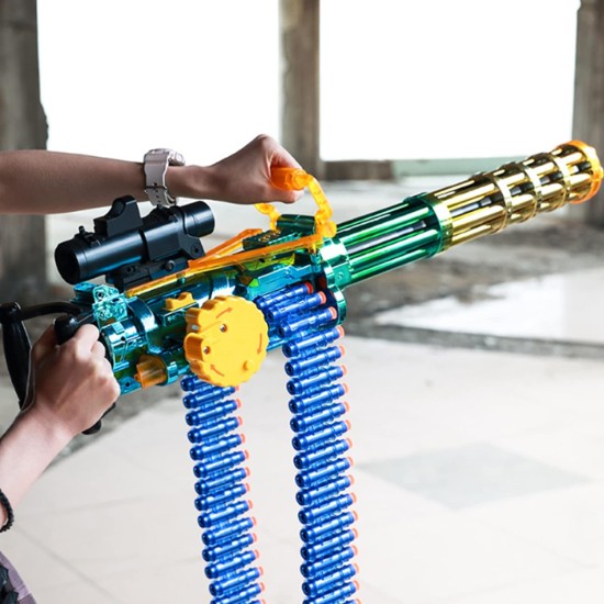 SHOOT M134 Minigun Gatling Soft Bullet Toy