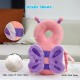 Child Head Protection Pillow - Pink Butterfly