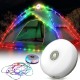 Retractable LED String Tent Decor Camping Lights - RGB Light