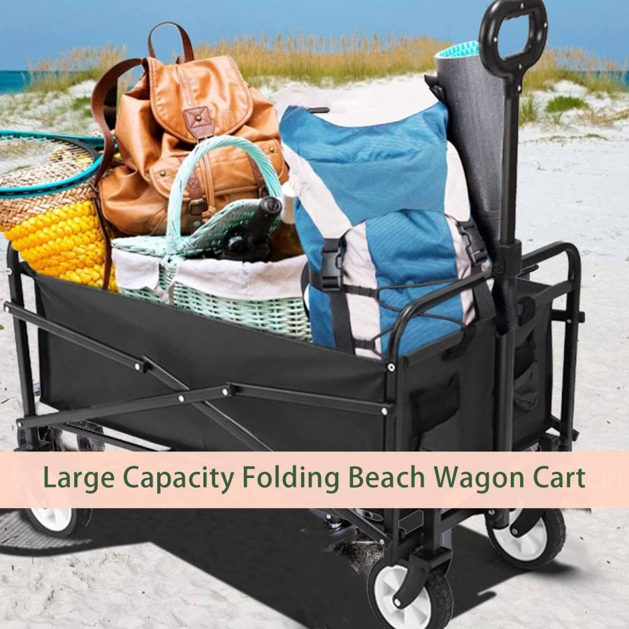 Folding Outdoor Utility Wagon Cart Folding Outdoor Utility Wagon Cart