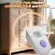 Adjustable Fitness Stepper with Display Screen - White
