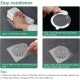 6PCs Drainage Prevent Bathroom Net Cover