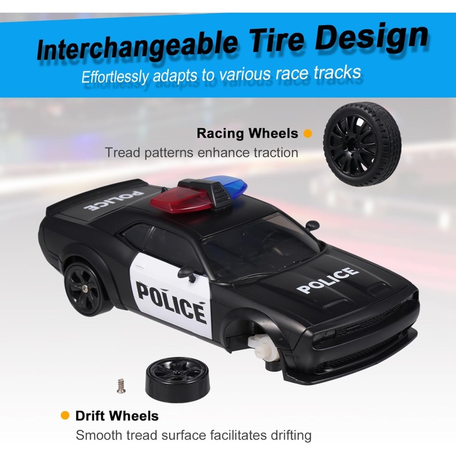 1:24 RC Police Car 4WD Drift with LED Lights 1:24 RC Police Car 4WD Drift with LED Lights