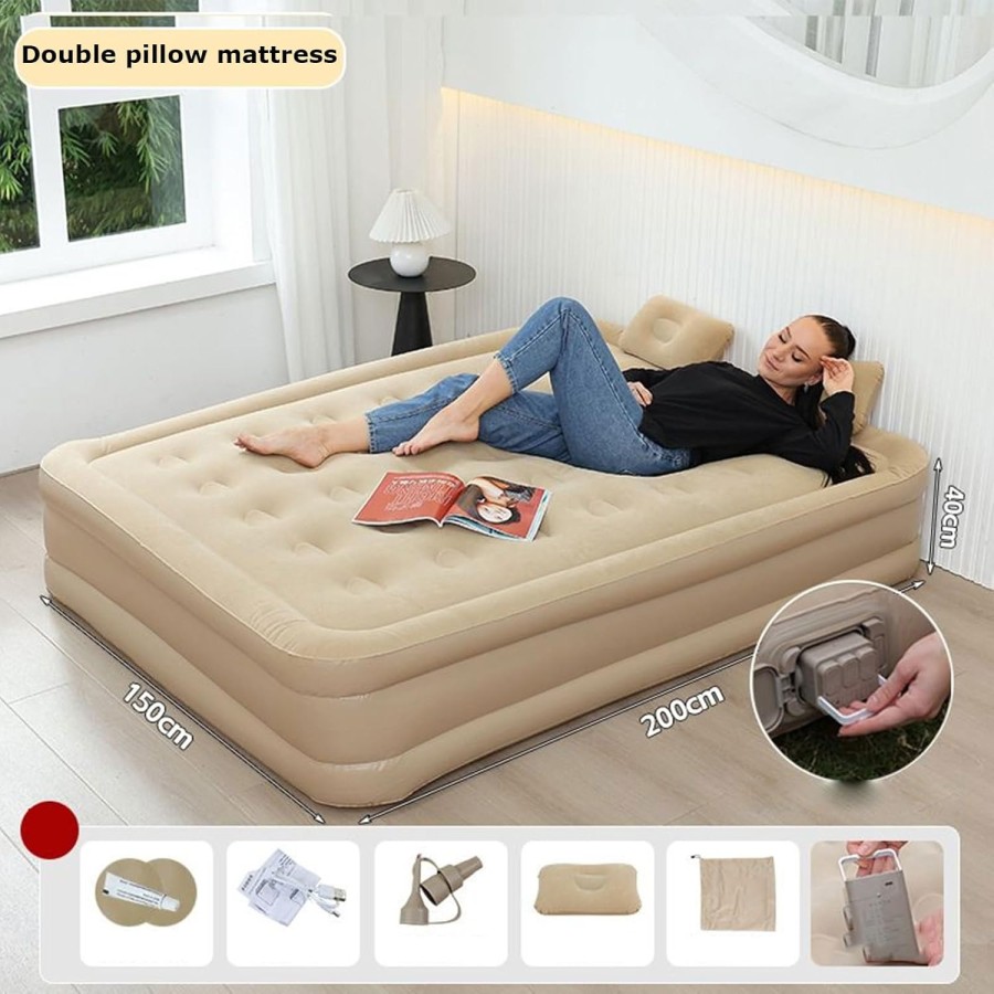 Inflatable Airbed Mattress Queen with Built-in Pump Inflatable Airbed Mattress Queen with Built-in Pump
