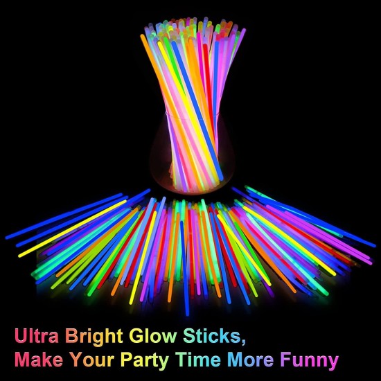 50PCS Glow Sticks Party Packs