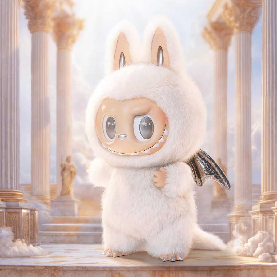 Popmart Angel Labubu Plush Doll Figure 58cm