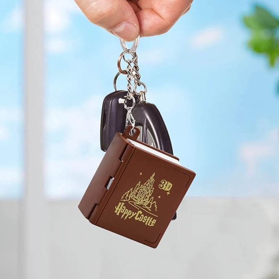 3D Folding Pop-up Harry Potter Castle Keychain 3D Folding Pop-up Harry Potter Castle Keychain