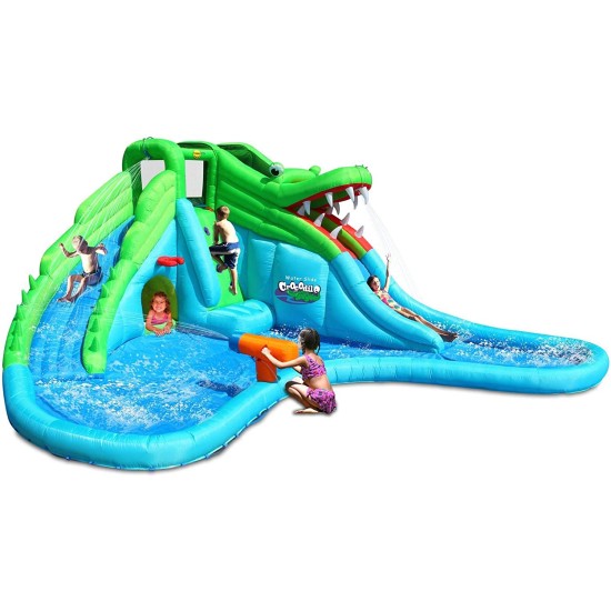 Happy Hop Crocodile Water Slide