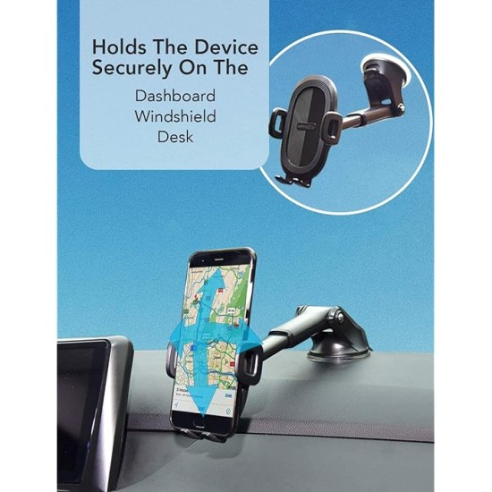 Saif Car Suction Cup Phone Holder Windshield/Dashboard SN-H03