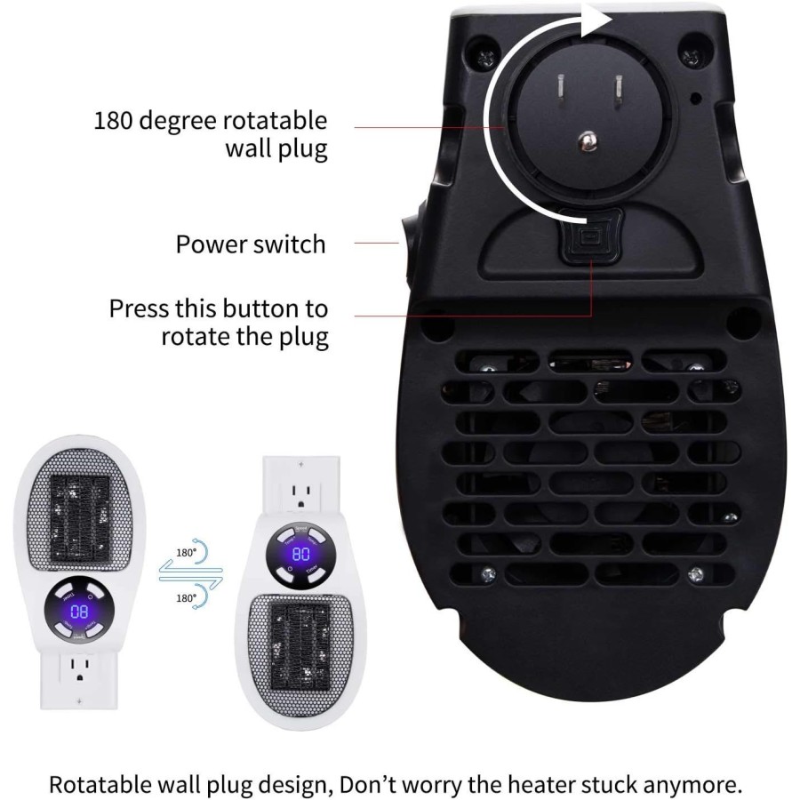 Portable Plug in  Heater 500W