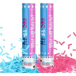 Party Popper Gender Reveal Confetti Cannons Party Popper Gender Reveal Confetti Cannons