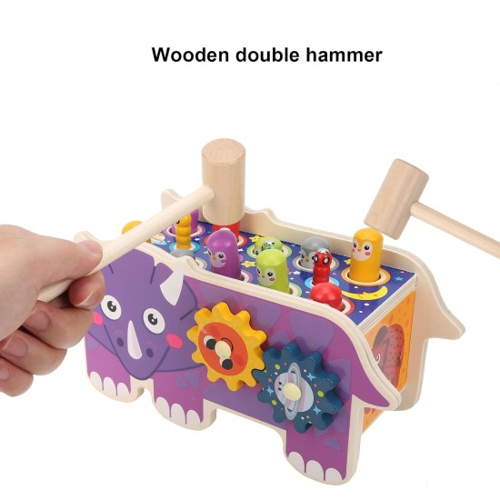 Dinosaur Hitting Hammer Toy