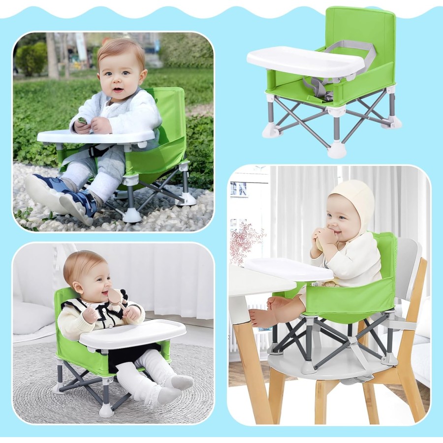 Baby Seat Booster Toddlers Dining Seat - Green