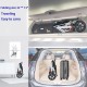 Elderly Portable Folding Wheelchair, Travel with Handbrake Elderly Portable Folding Wheelchair, Travel with Handbrake