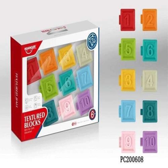 Soft rubber blocks square (10 PCS)