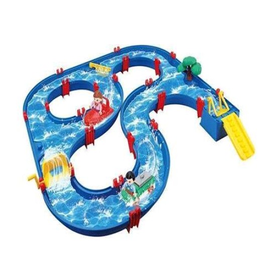 Beach Party Water Park Slot Slide Track Assembly Building Block Toy #02