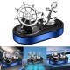 Ship Anchor Solar Rotating Car Air Freshener Dashboard Decor