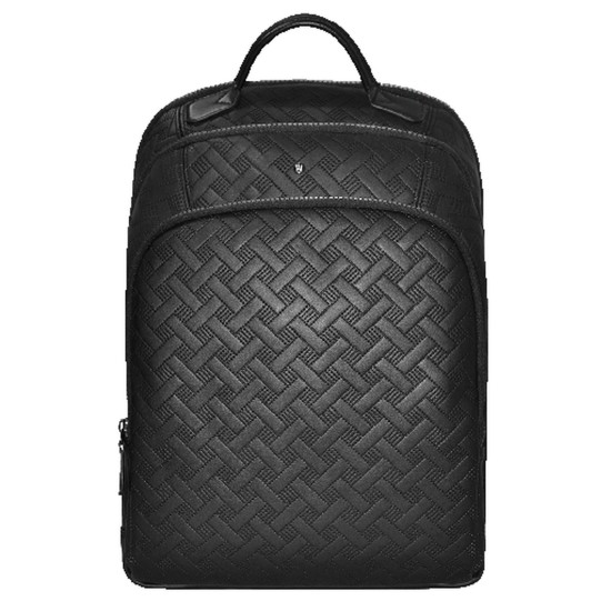 Levelo Gracia PU Leather Water Resistant Black Universal Backpack