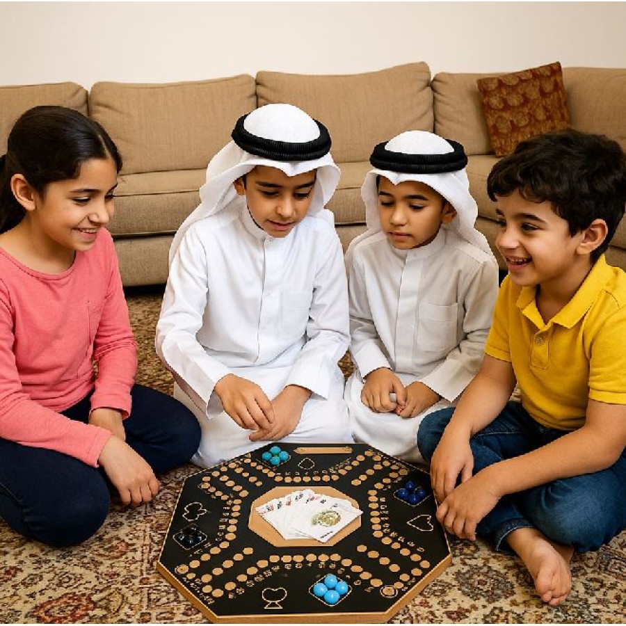 Jackaroo Wooden Board Game for 4 Players