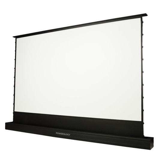 Powerology 100Motorised Projector Screen - White