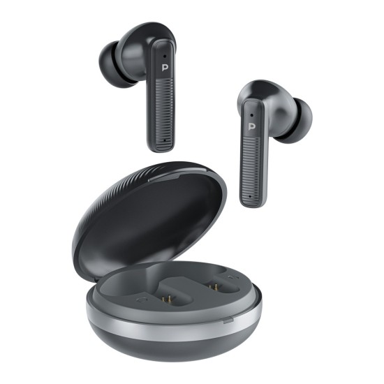 Powerology TWS Earphone with Quard Mic ENC - Black