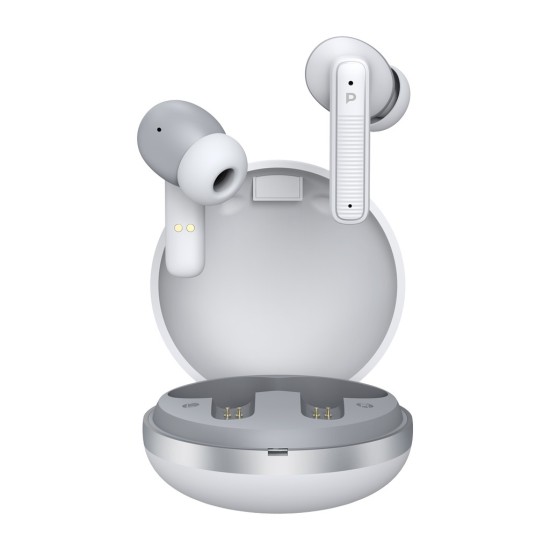 Powerology TWS Earphone with Quard Mic ENC - white