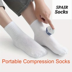 Disposable Compressed Socks 5Pairs Disposable Compressed Socks 5Pairs