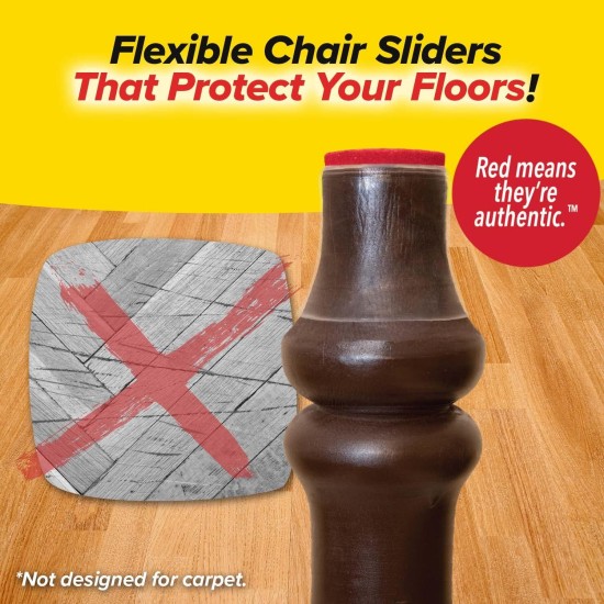 Furniture Stool Sliders Pads - 8Packs