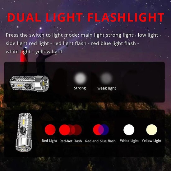LED Mini Flash Light Keychain
